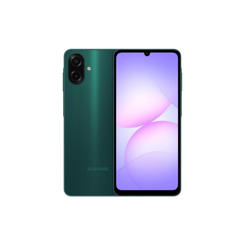 Celular Samsung Galaxy A07 Tela 6.7" 128Gb 4G 90Hz Câmera Dupla 50Mp Verde