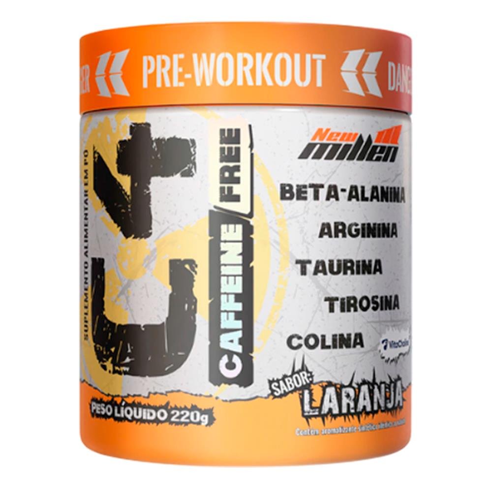 C4 Caffeine Free C/Colina Laranja 220G Pote Newmillen