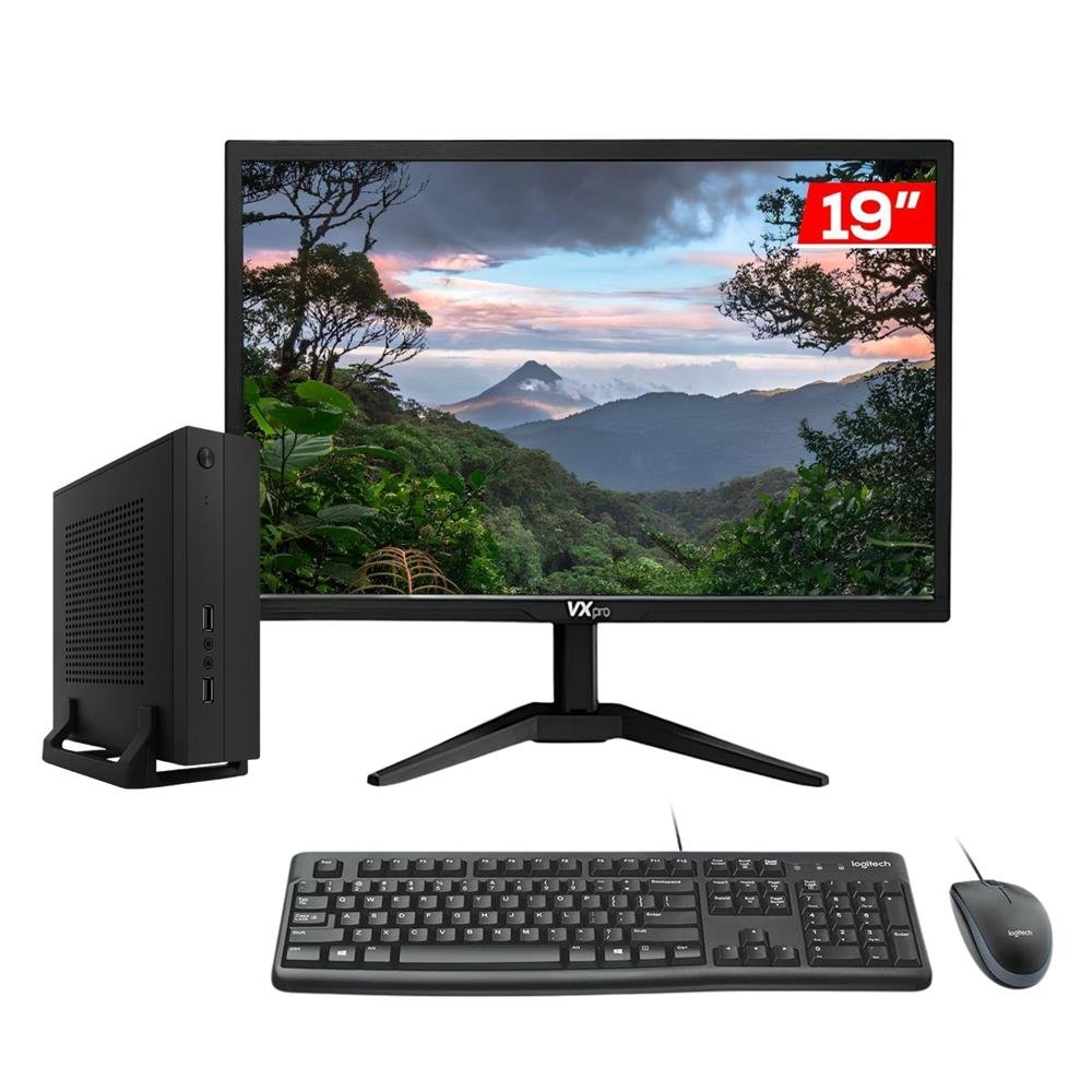 Computador Pdv Completo Ntc Celeron N100 Ram 4Gb Ssd 120Gb 8 Usb 1 Serial Monitor 19,5 E Kit Teclado E Mouse Logitech - 29444N1004120swp