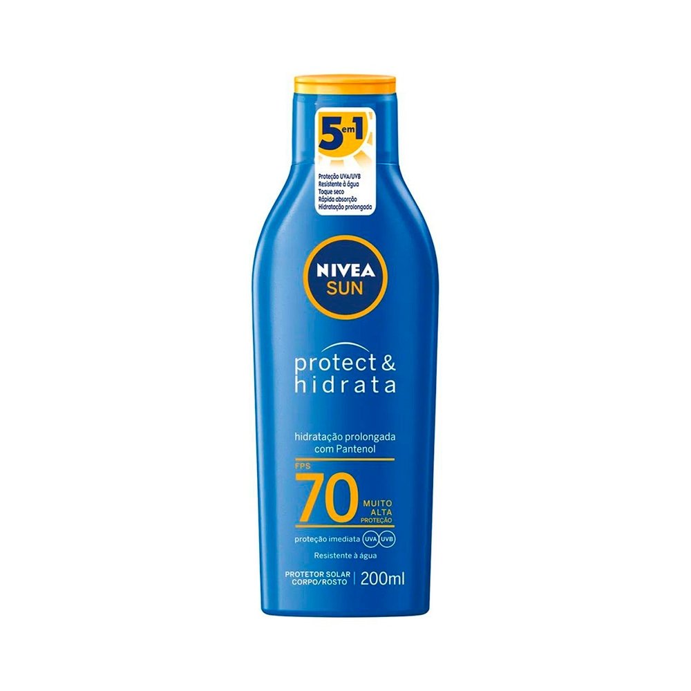 Protetor Solar Nivea Sun Protect & Hidrata FPS 70 200ml