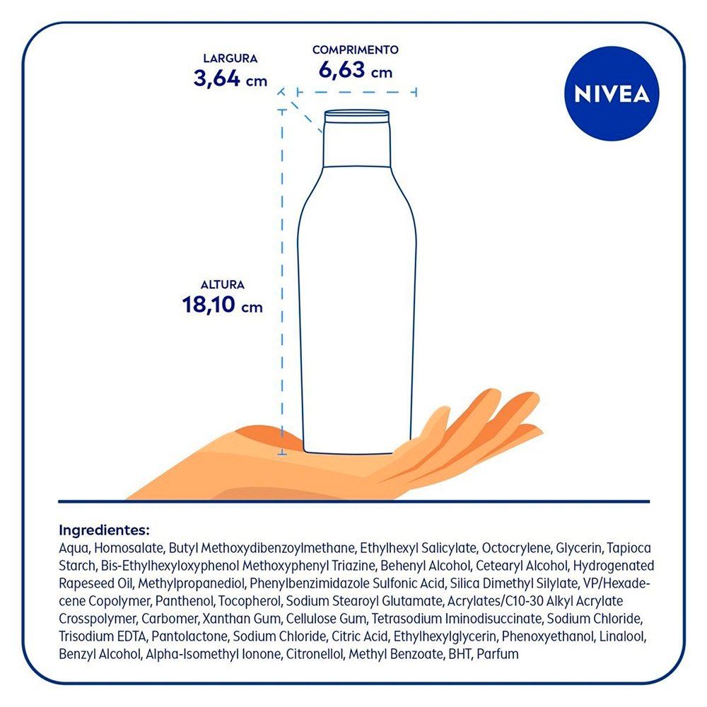 Protetor Solar Nivea Sun Protect & Hidrata FPS 70 200ml