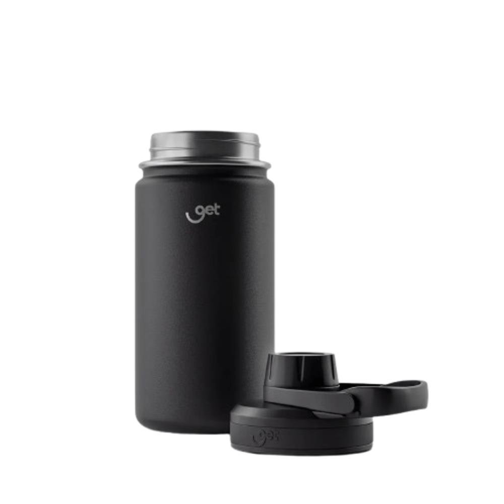 Garrafa Térmica Inox Get Colors 350Ml Preta