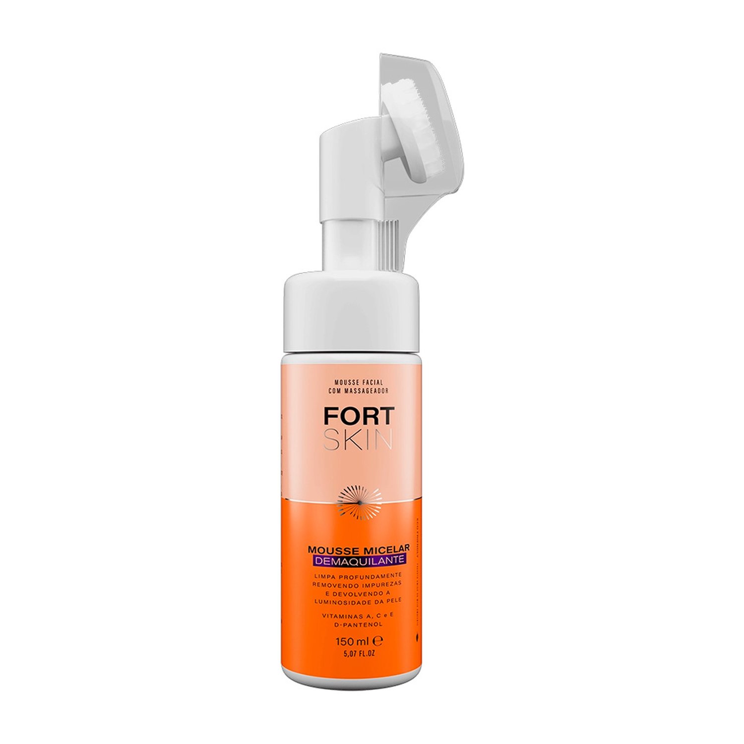 Mousse Demaquilante Vitamina C + Micelar 150Ml Fortlife