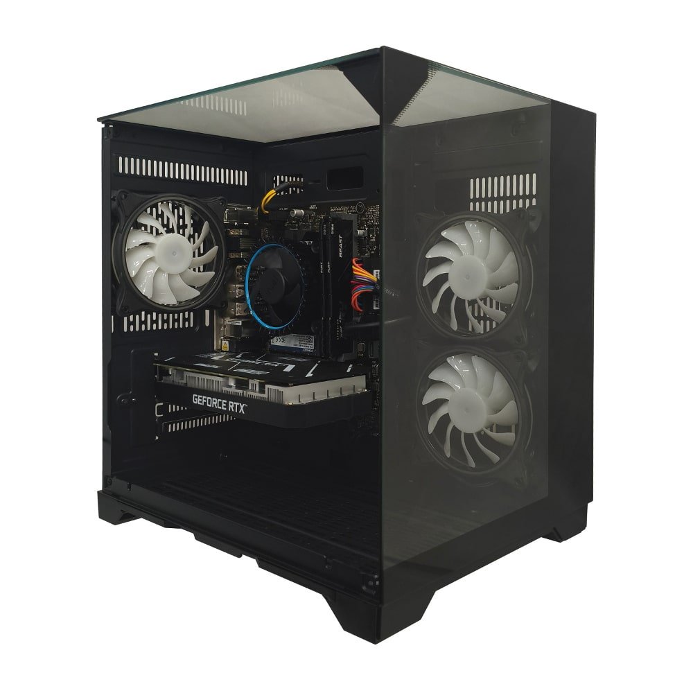 Computador Gamer Ntc Vulcano Intel - Aq 2014 As Dual Channel (I7-13700F/16Gb(2X8gb)/Ssd512nvme/500Wpfc/H610m/Rtx4060-8Gb)