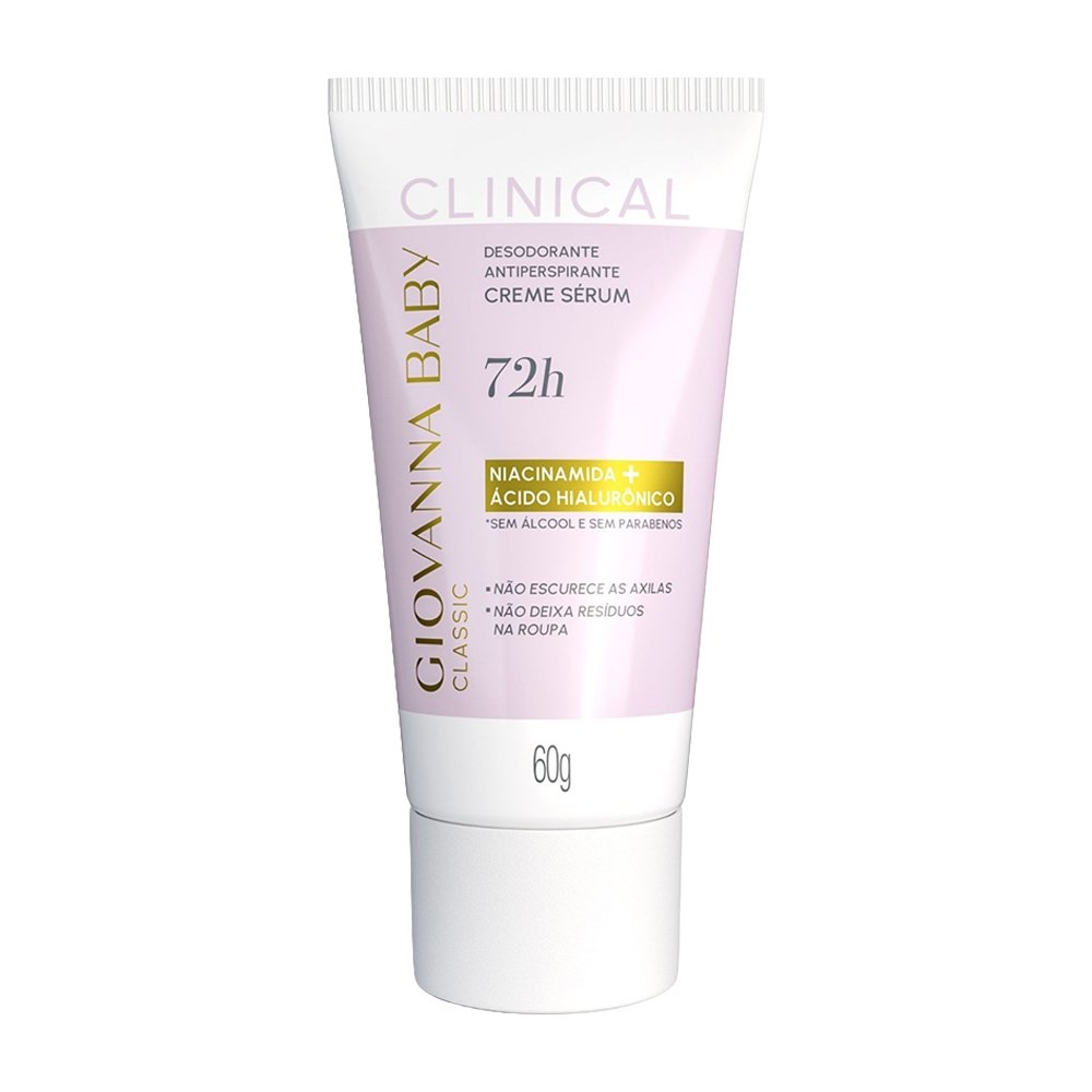 Desodorante em Creme Giovanna Baby Clinical Classic 72 Horas 60g