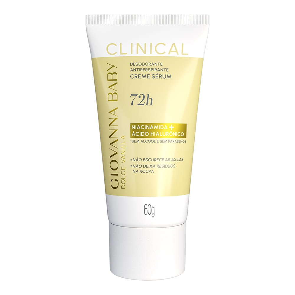 Desodorante Giovanna Baby Creme Bisnaga 60G Dolce Vanilla