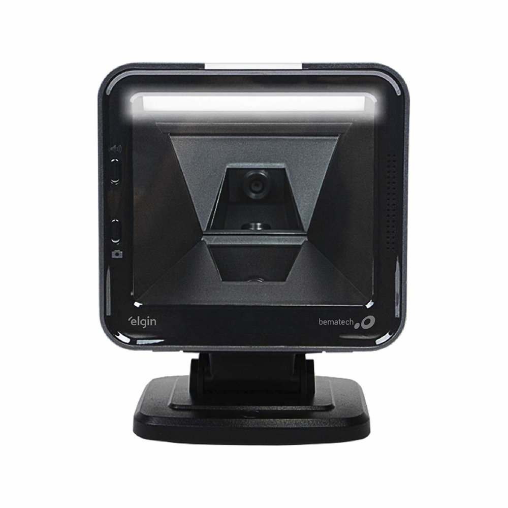 Leitor Código de Barras Elgin EL-8600IA 2D com Inteligência Artificial, Fixo, USB, Preto