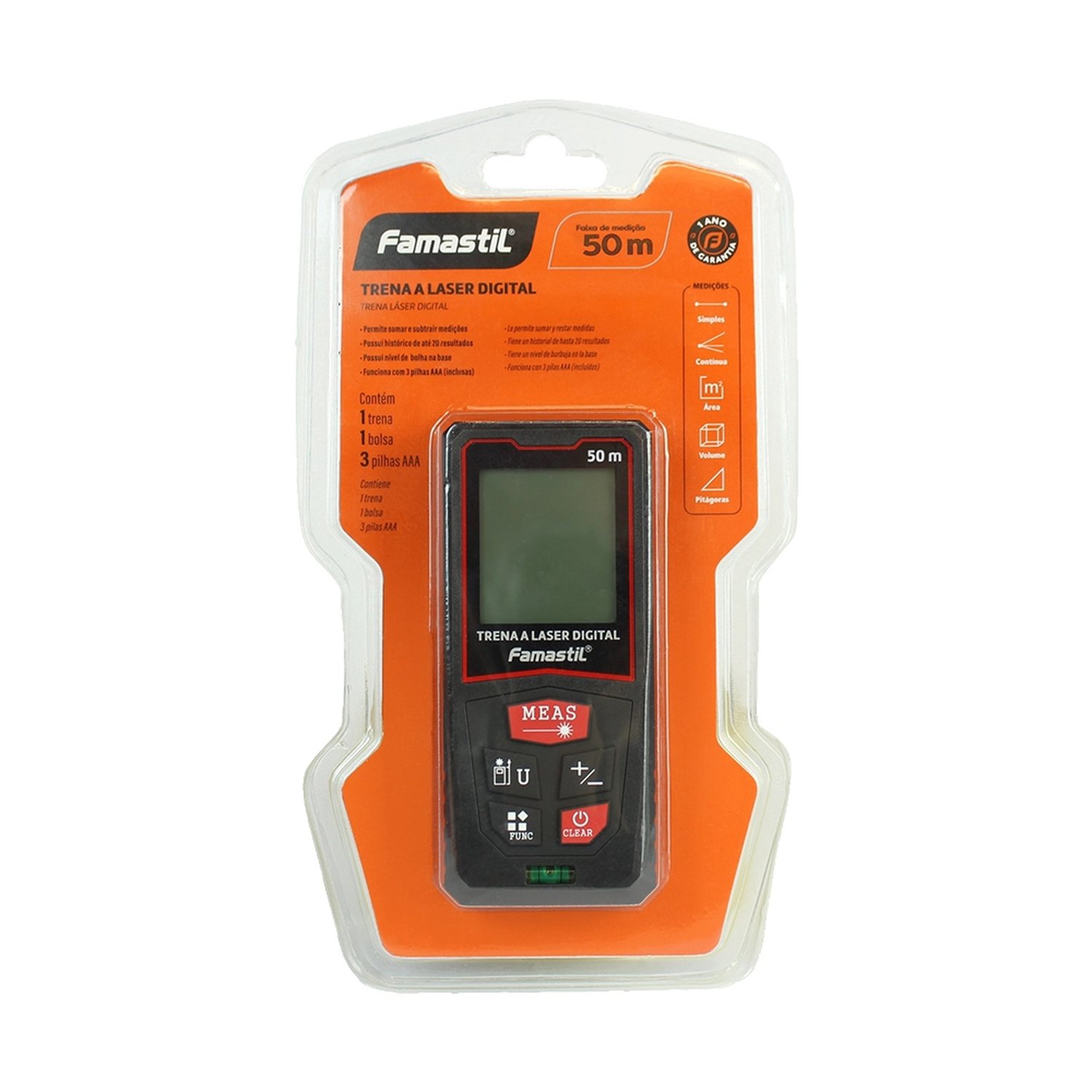 Trena a Laser Digital Famastil 50m