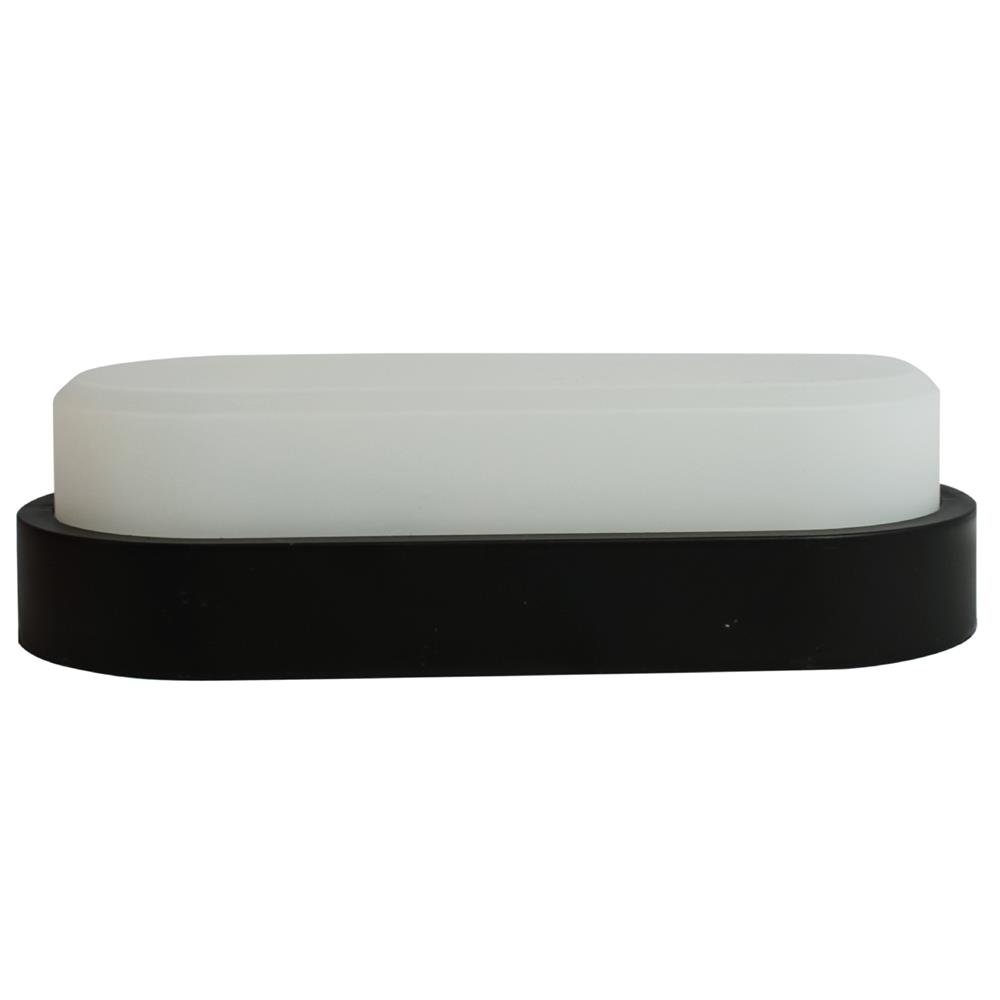 Luminaria Led Tartaruga 12W 3000K Preto Foxlux