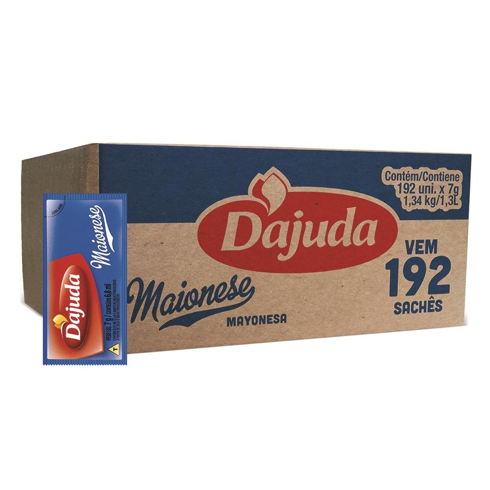 Maionese Dajuda Sache 8 X 192 X 7 G
