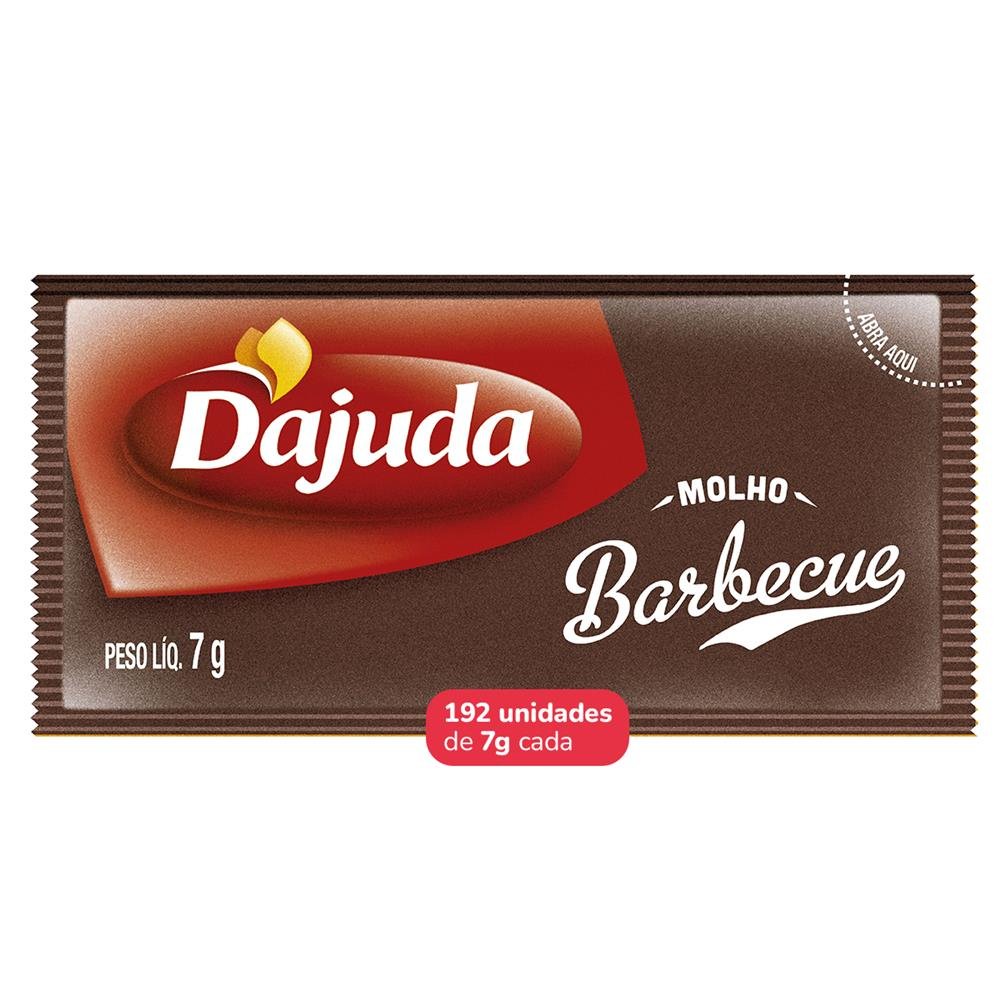 Molho Barbecue Dajuda Sache 192 X 7 G