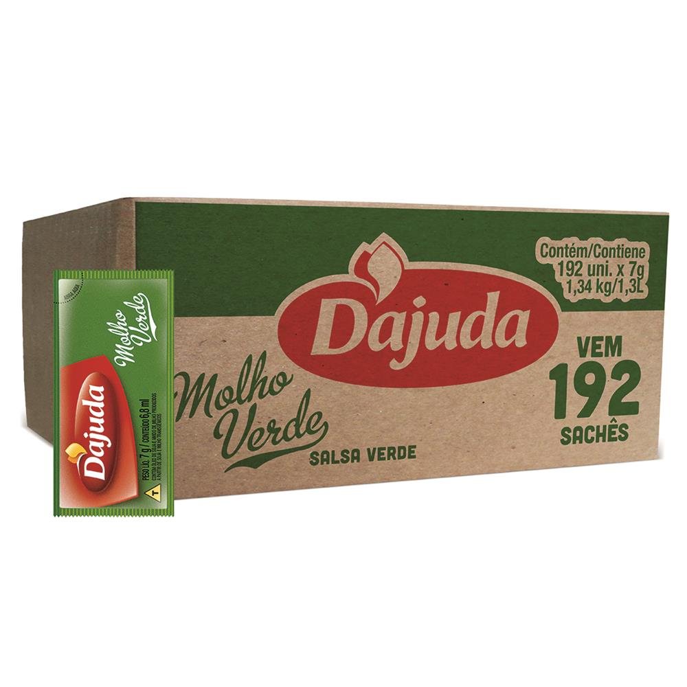 Molho Verde Dajuda Sache 8 X 192 X 7 G