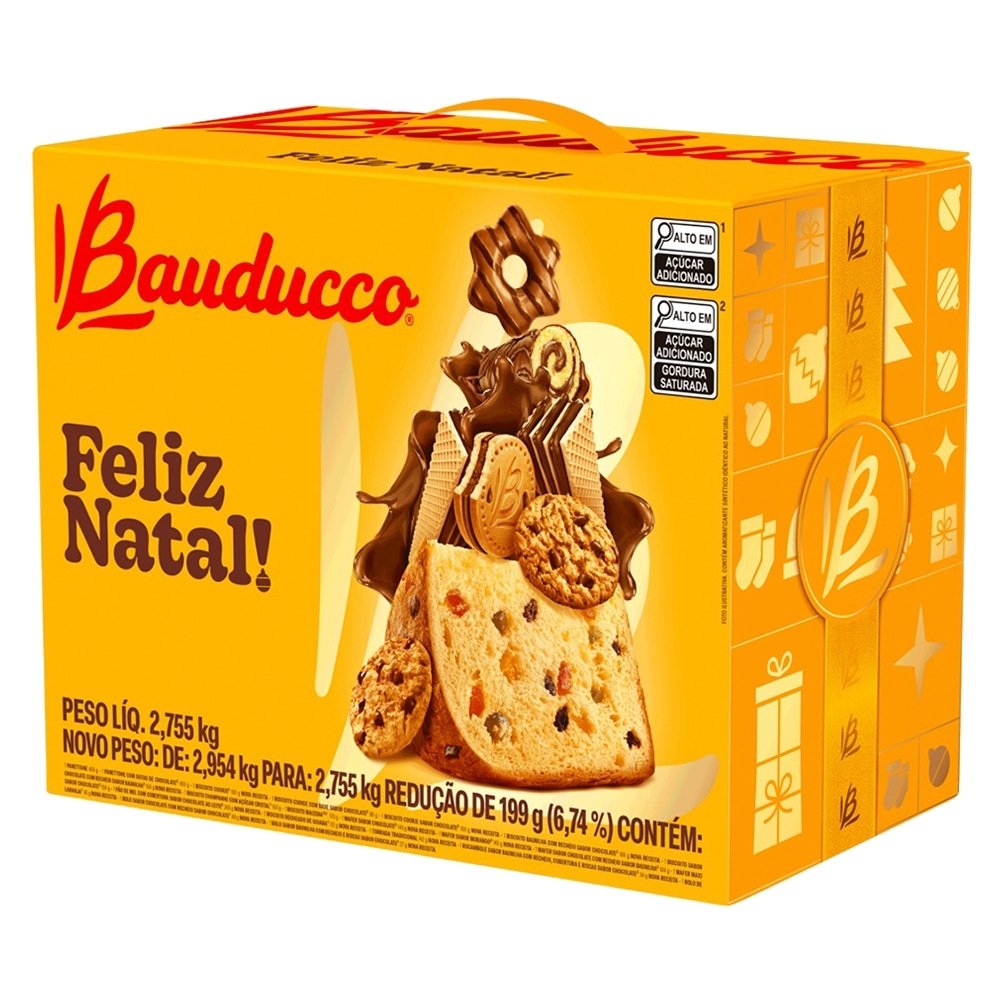 Cesta de Natal Bauducco Grande - 2.954 Kg