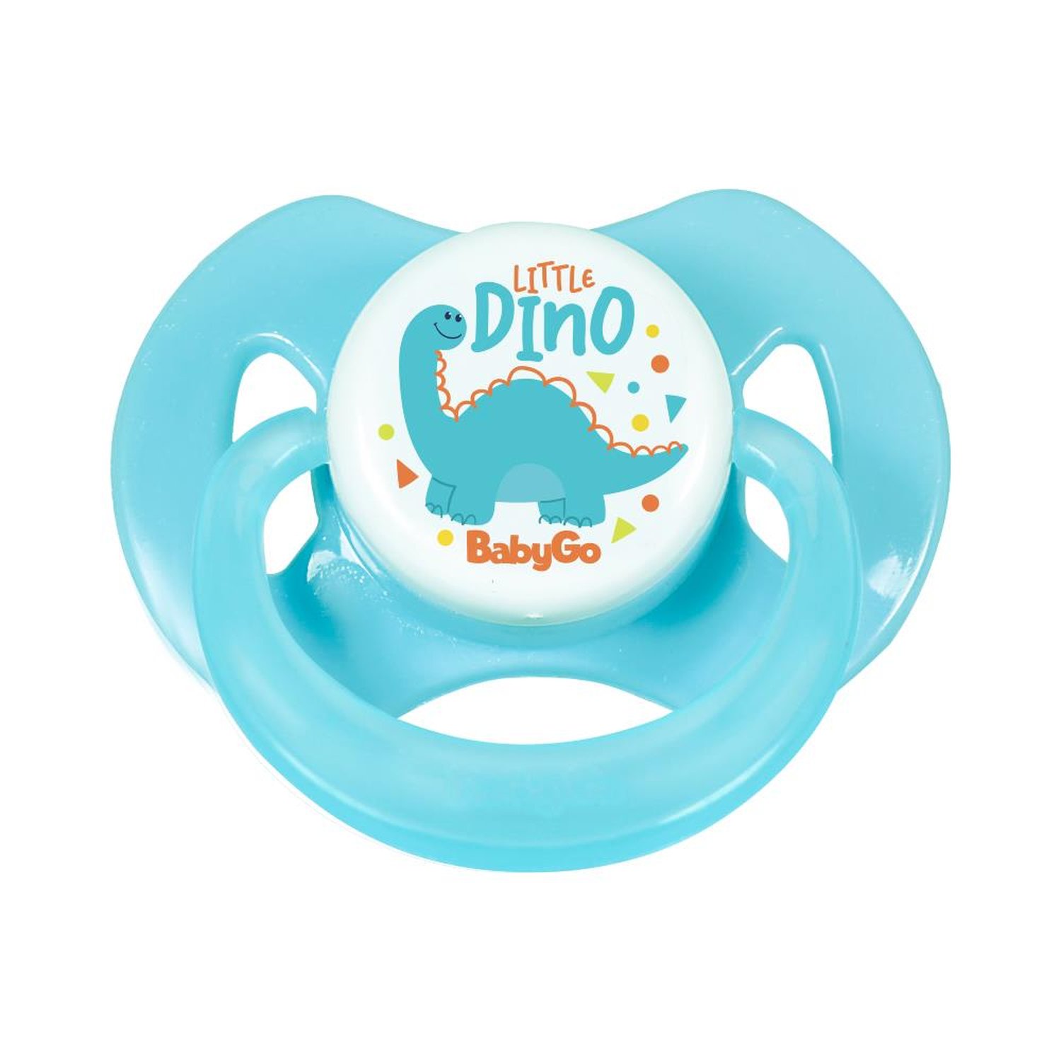 Chupeta Com Capuz - Ortodôntica De Silicone - Tamanho: T1 - Coleção Little Dino