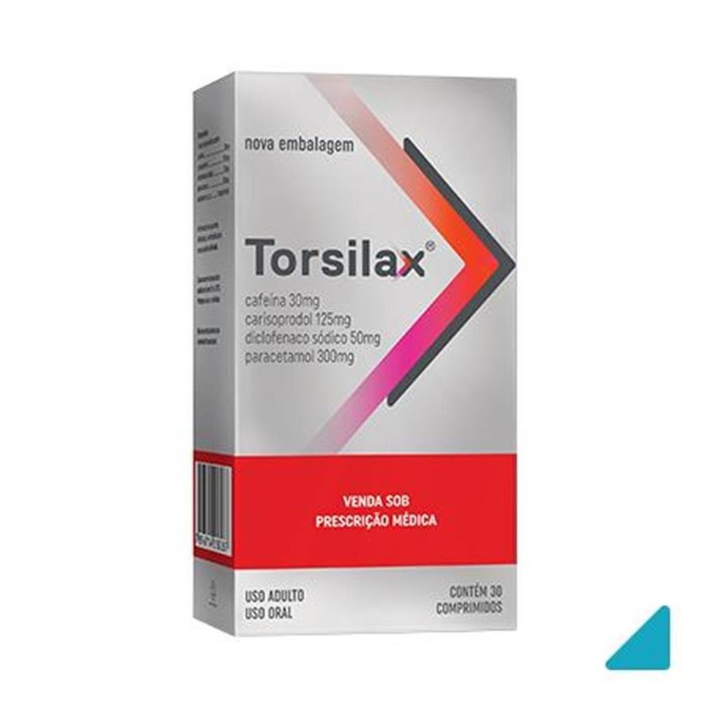 Torsilax 30Cpr Carisoprodol Paracet Ass | Martins Atacado