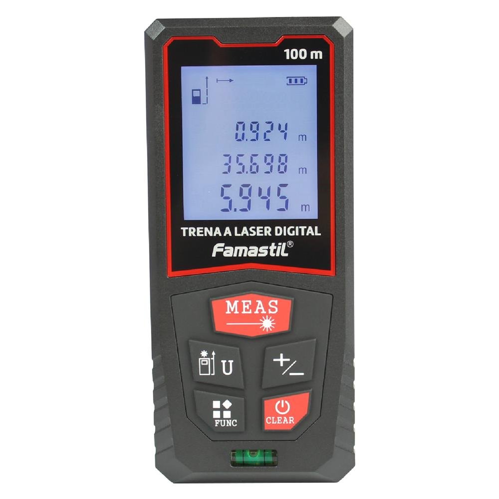 Trena Laser Digital 100M Profissional Com Cordão Famastil