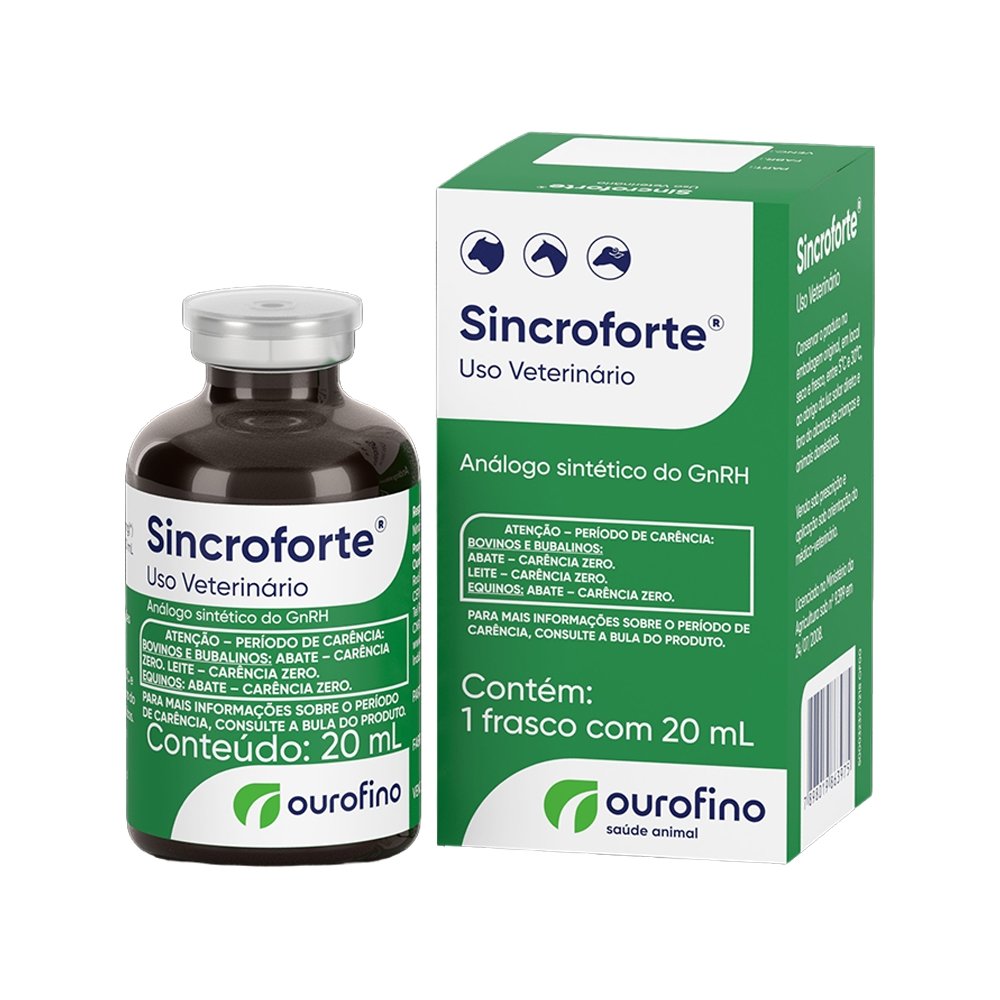 Sincroforte Ouro Fino Hormônio Sintético 20ml
