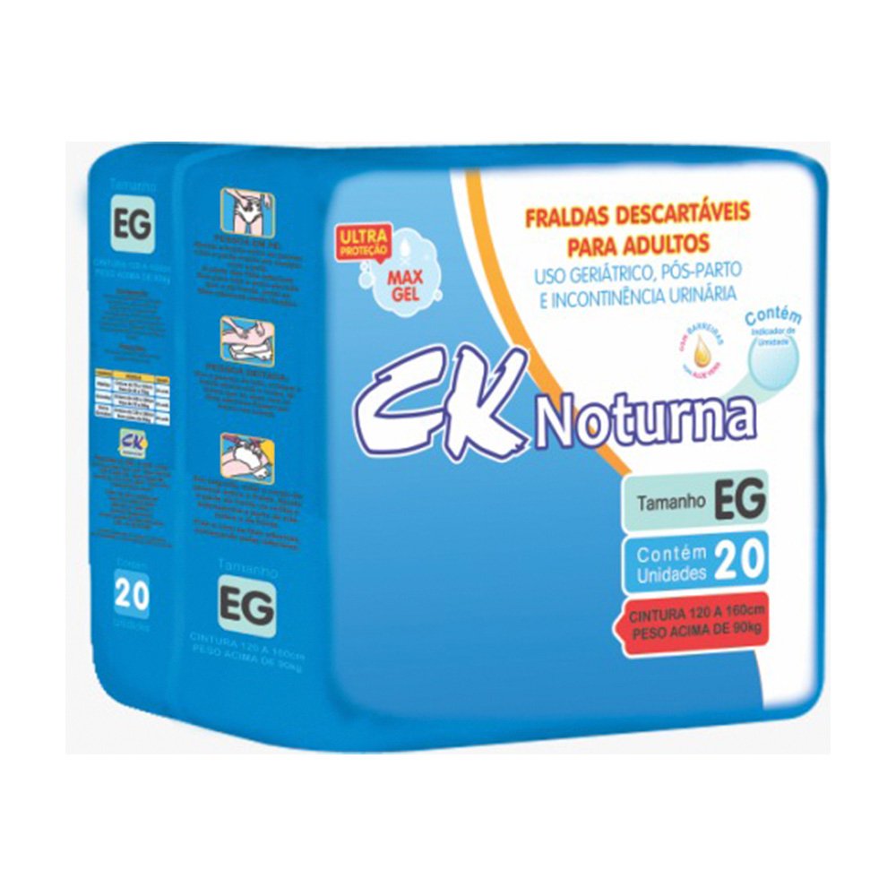 Fralda Ck Noturna Eg 20 Unidades