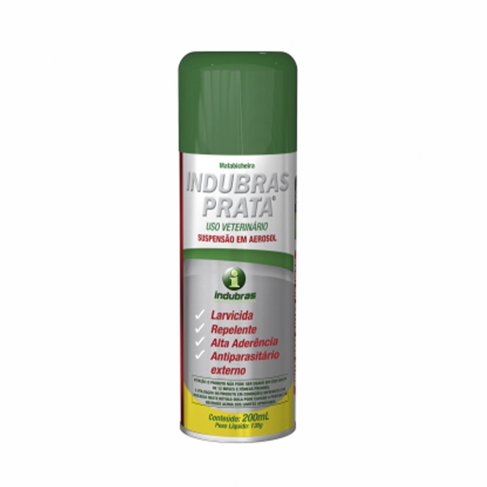 Mata Bicheira Indubras Aerosol Prata 200ml