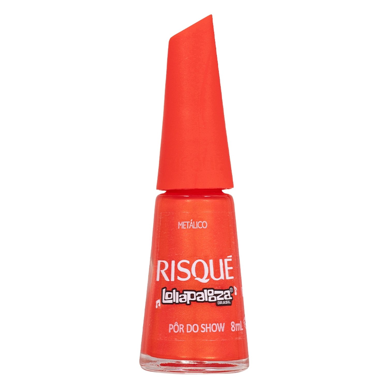 Esmalte Risqué Lollapalooza Metálico Pôr do Show Avulso 8ml