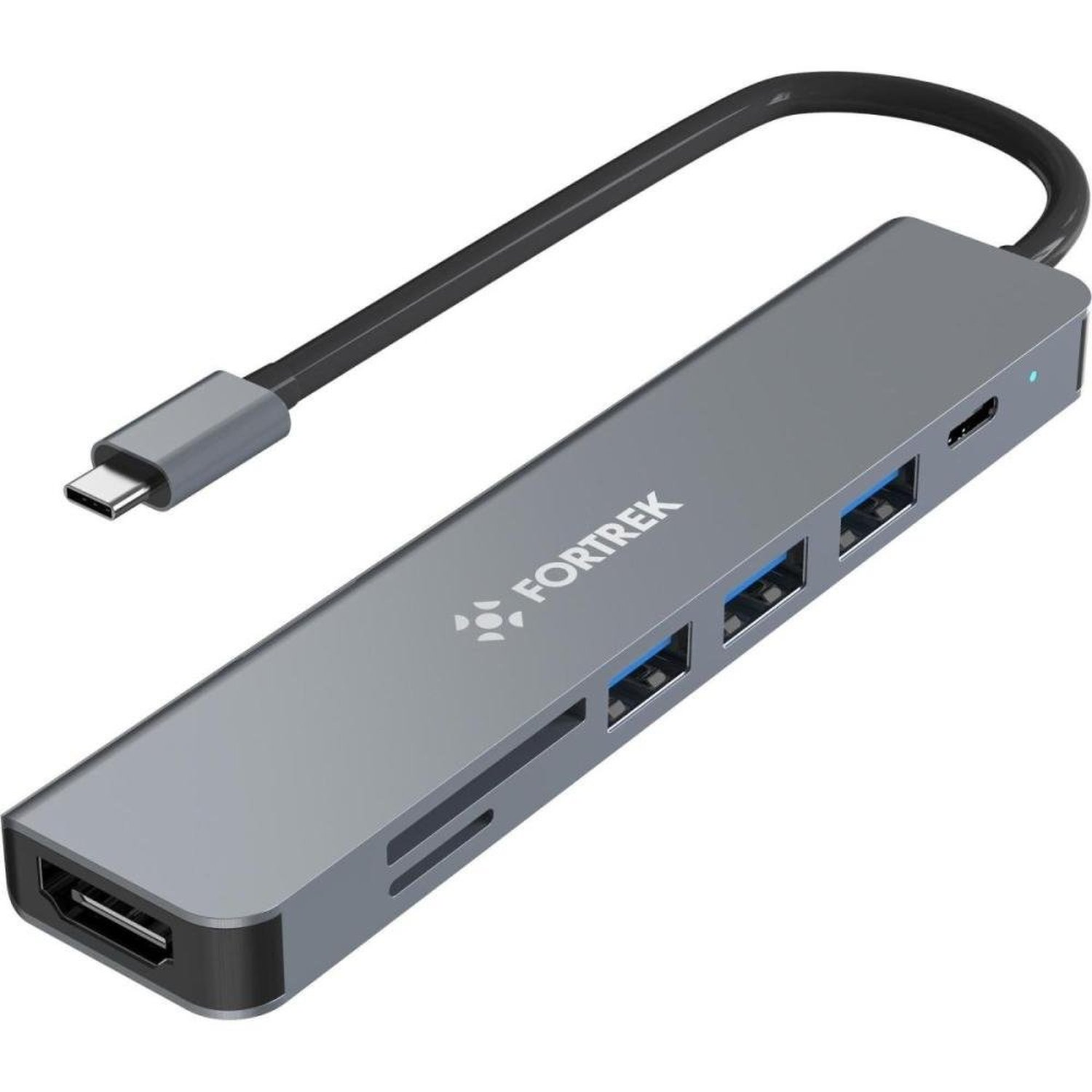 Hub Usb-C 7 Portas Fortrek Dc75