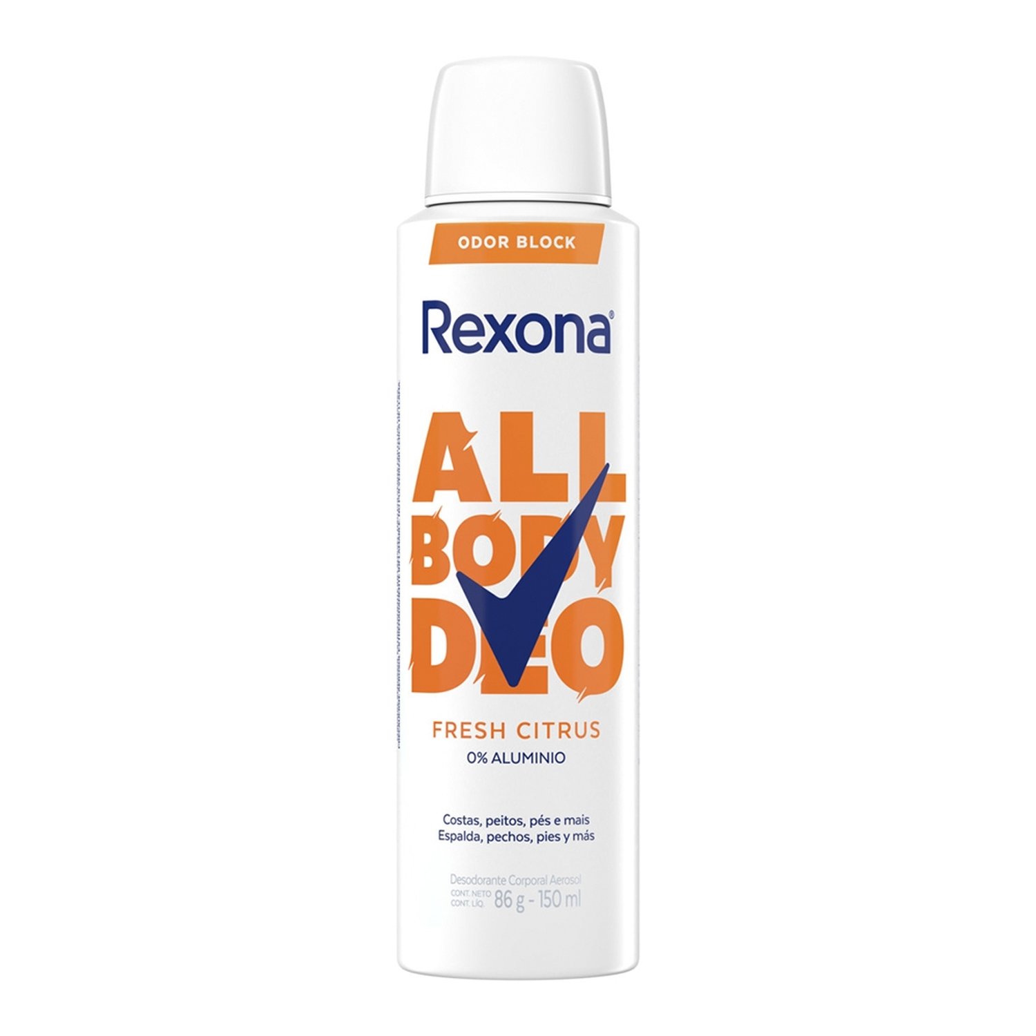 Desodorante Corporal Rexona Aerosol - All Body Deo Fresh Citrus Women 150ml