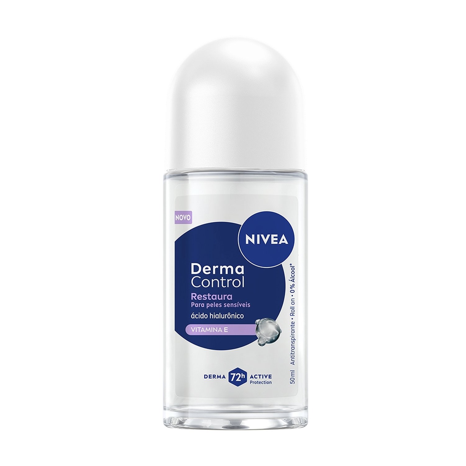 Desodorante Roll-On Nivea Feminino Derma Control Restaura 50ml