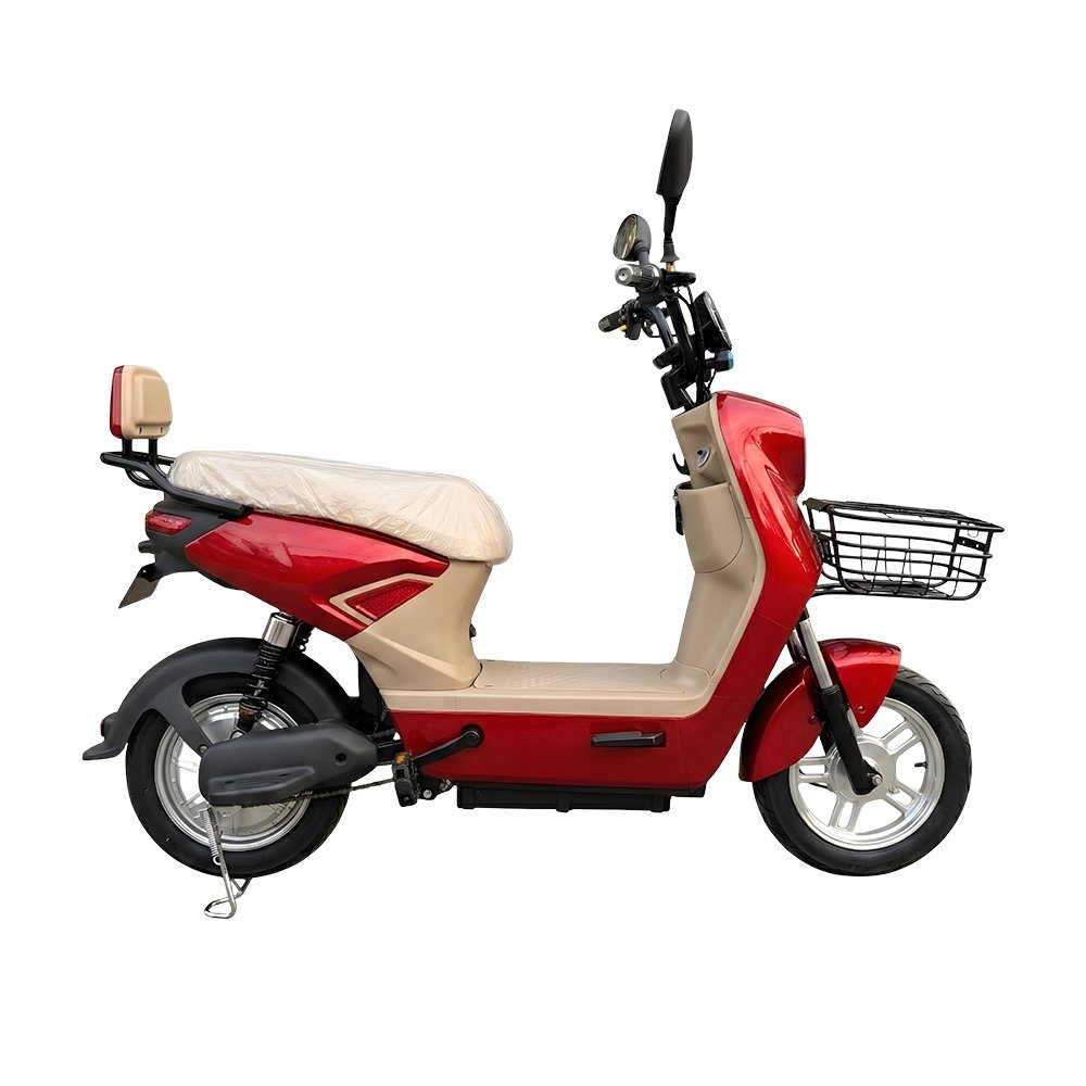 Bicicleta Elétrica HAO Lee 1000W 32KM/H Capacidade 180Kg Vermelha Bivolt