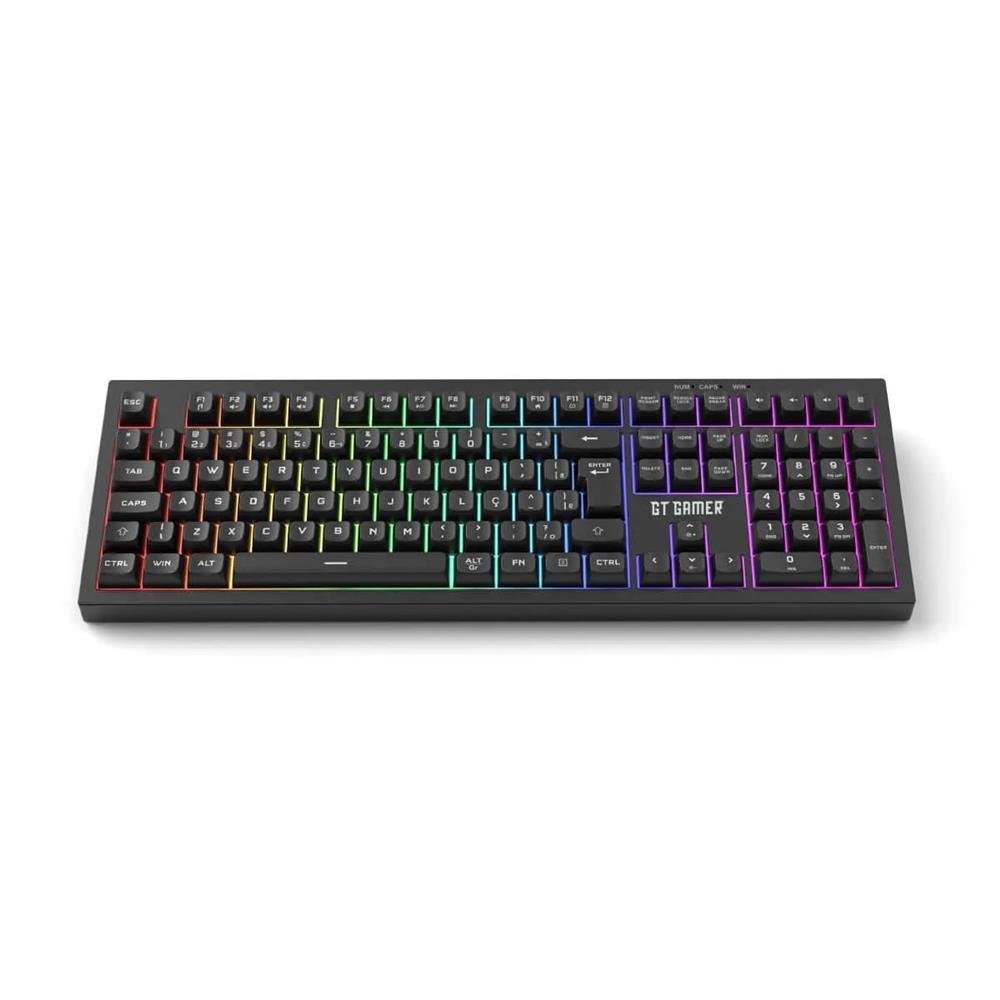 Teclado Gamer Mecânico Gt Gamer Astra Usb Com Anti-Ghosting