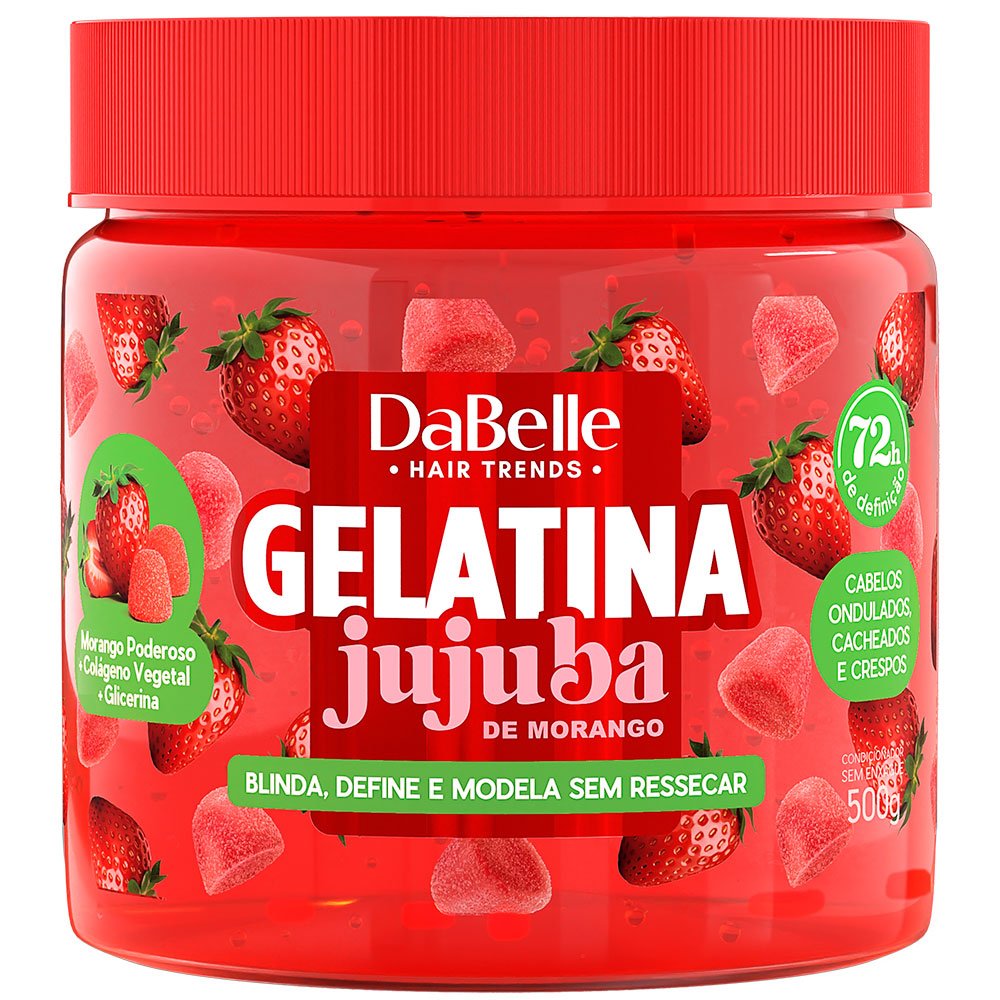 Gelatina Dabelle 500Gr Jujuba De Morango