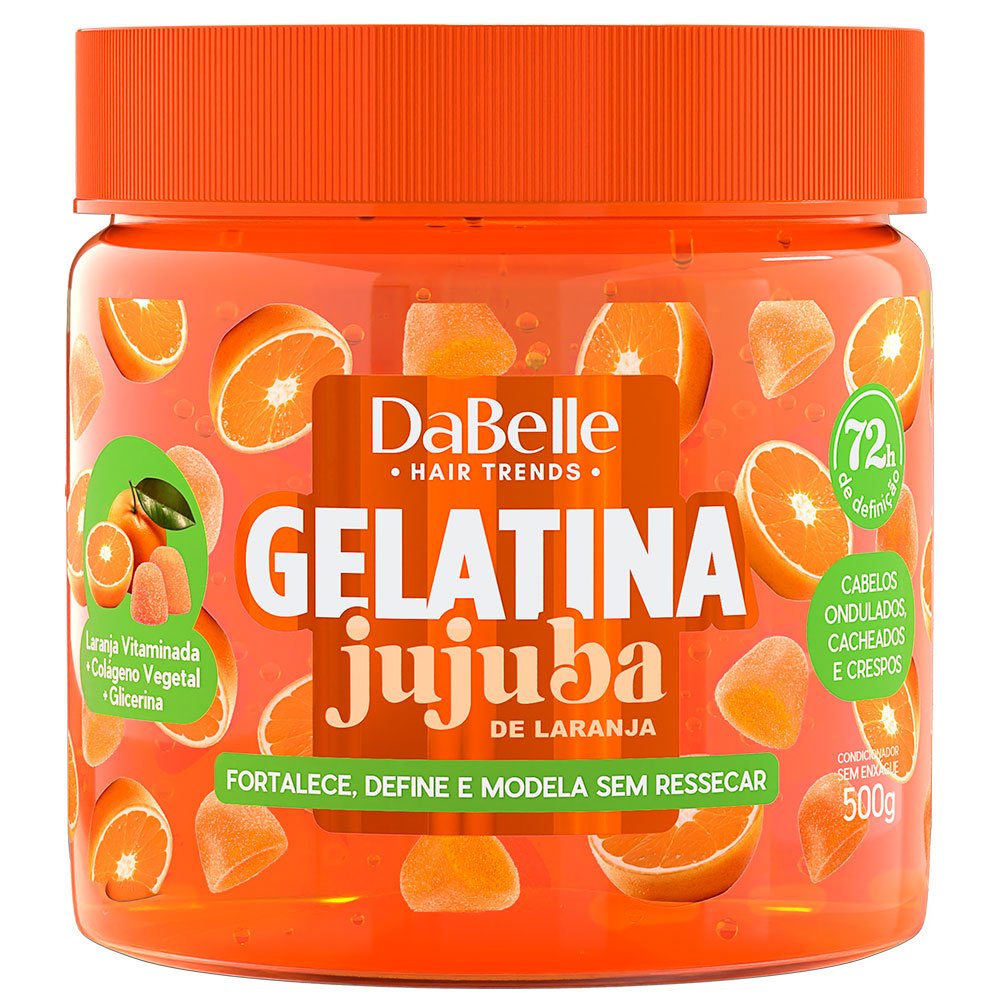 Gelatina Dabelle 500Gr Jujuba De Laranja