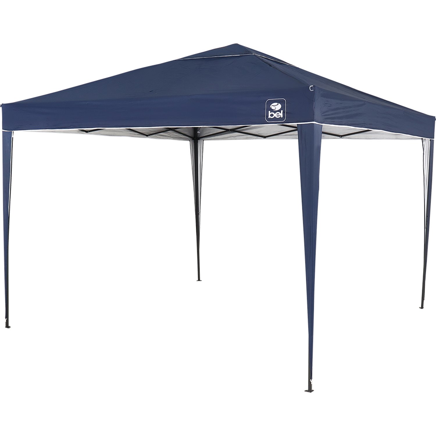 Gazebo Dobrável Automático Pop-Up 3M X 3M Em Poliéster Azul Bel