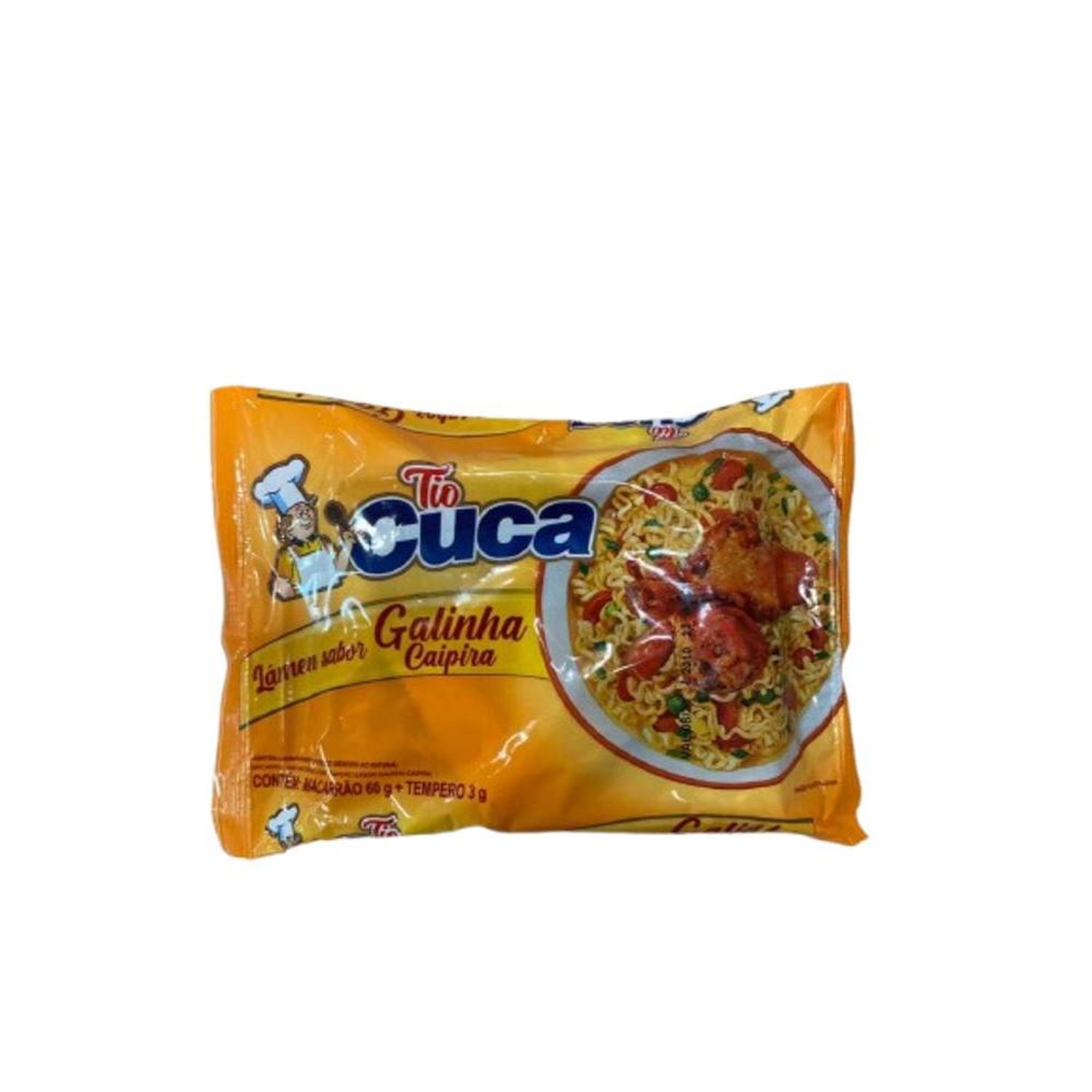Macarrão Instantâneo Galinha Caipira Tio Cuca 50X63g