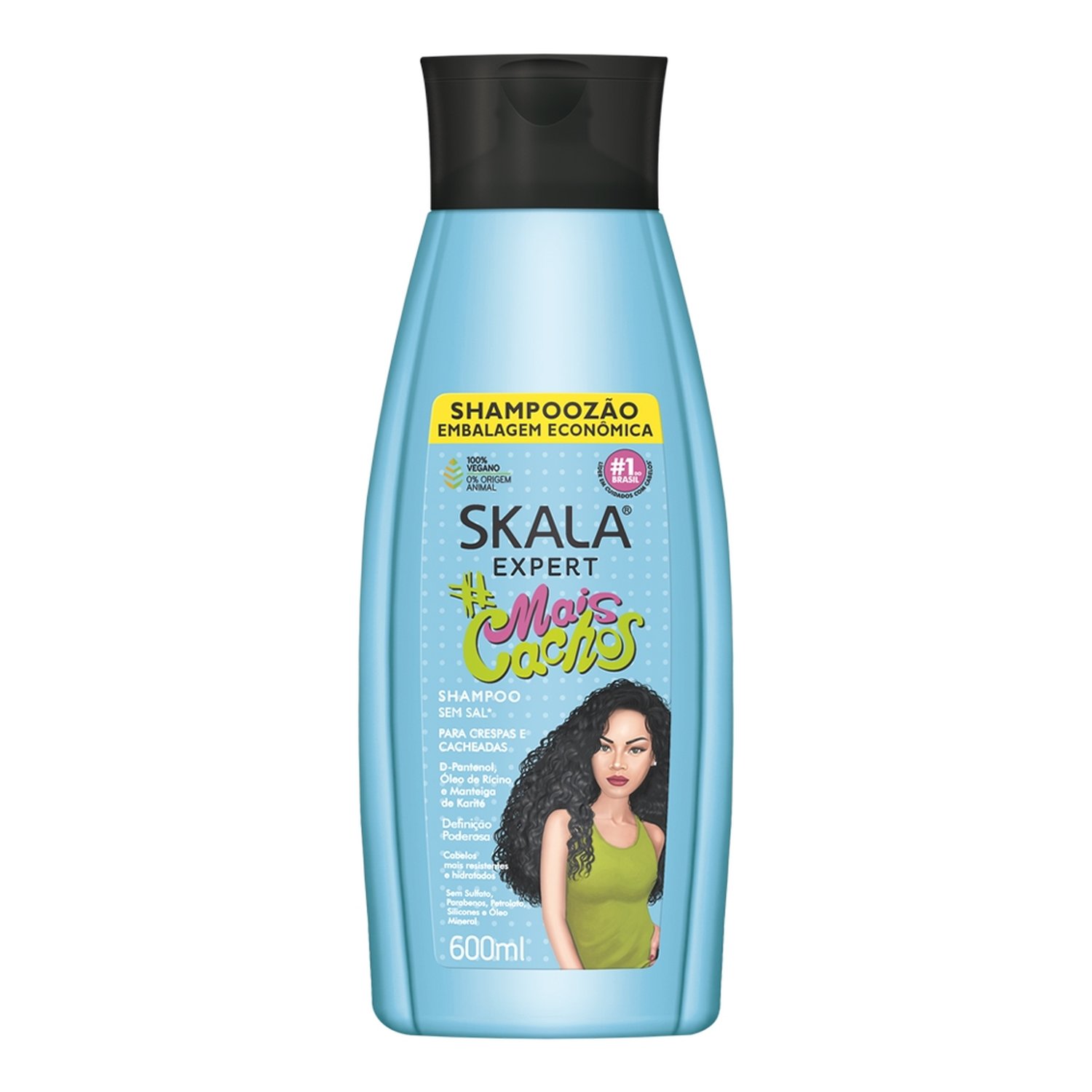 SHAMPOO SKALA MAIS CACHOS 600ML