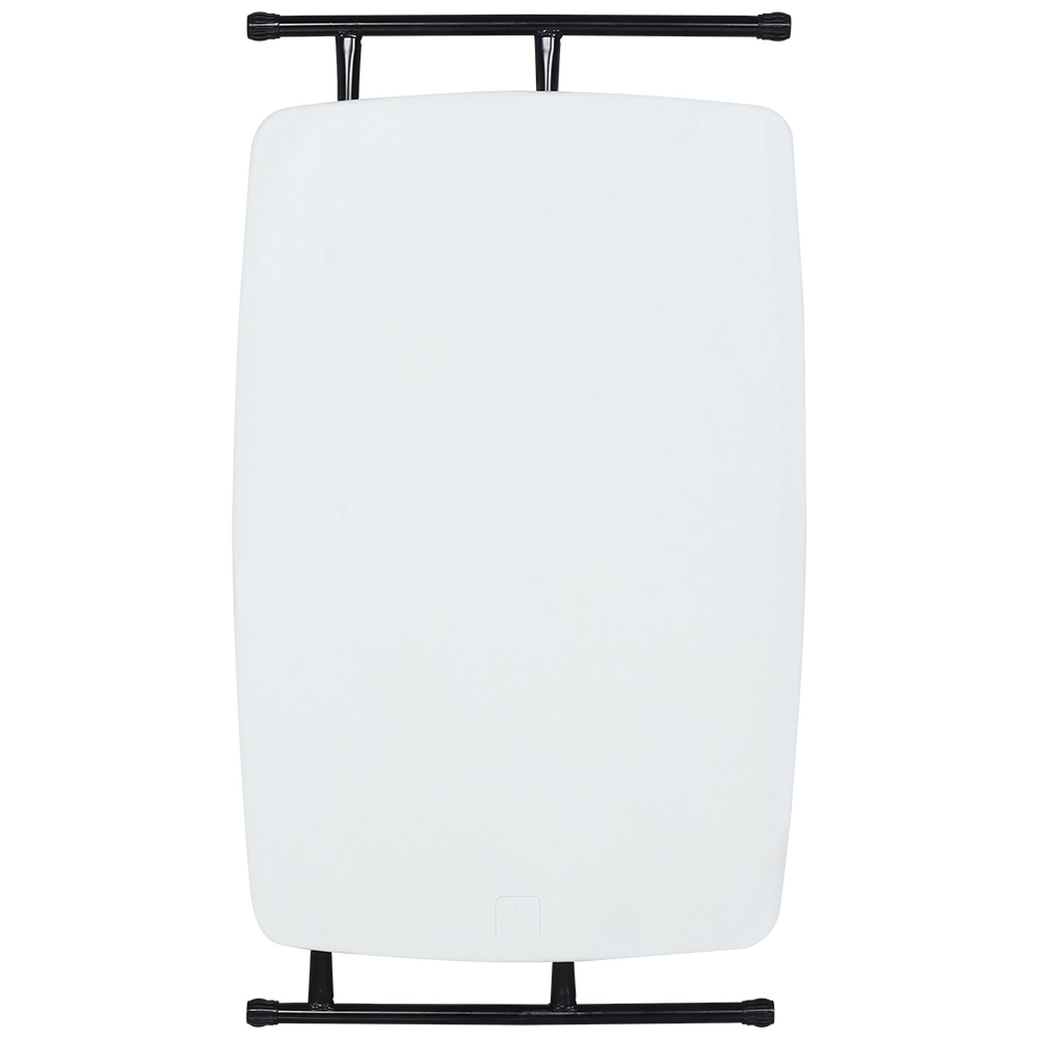Mesa Dobrável Portátil Com Ajuste De Altura 76 Cm Branca Bel