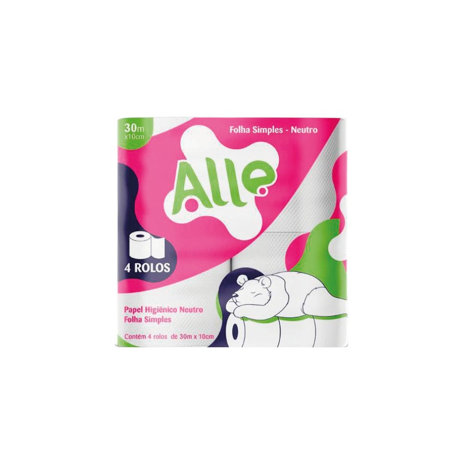 Papel Higiênico Alle 12X4 30Mts