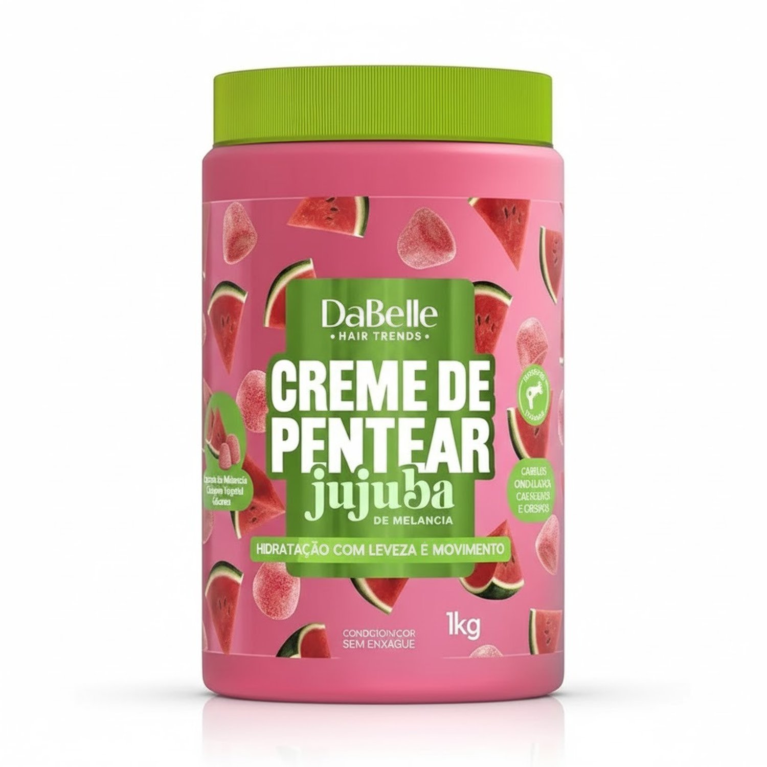 Creme De Pentear Dabelle Jujuba Melancia 1Kg