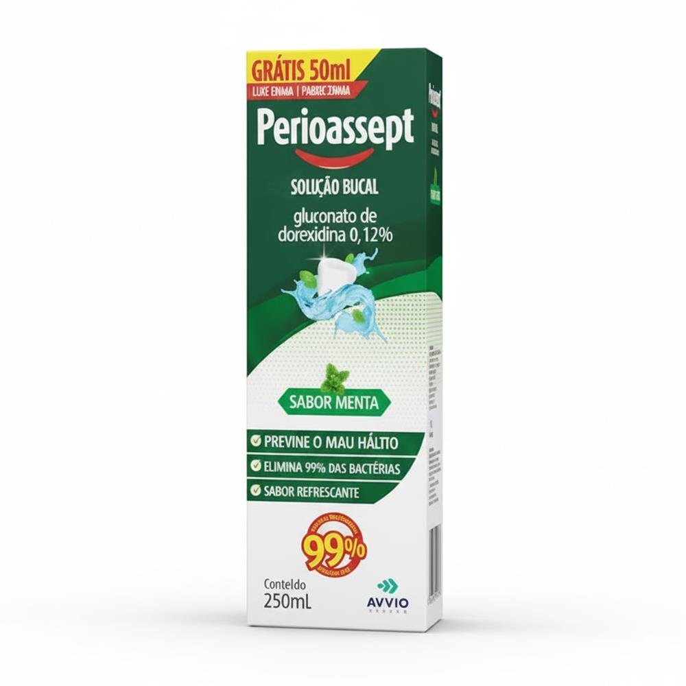 Enxaguante Bucal Perioassept Com Alcool 250Ml - Avvio