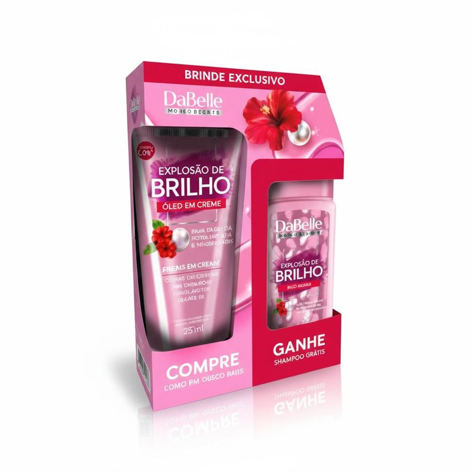 Kit Dabelle Oleo Creme 190Ml+Sh 100Ml Brilho