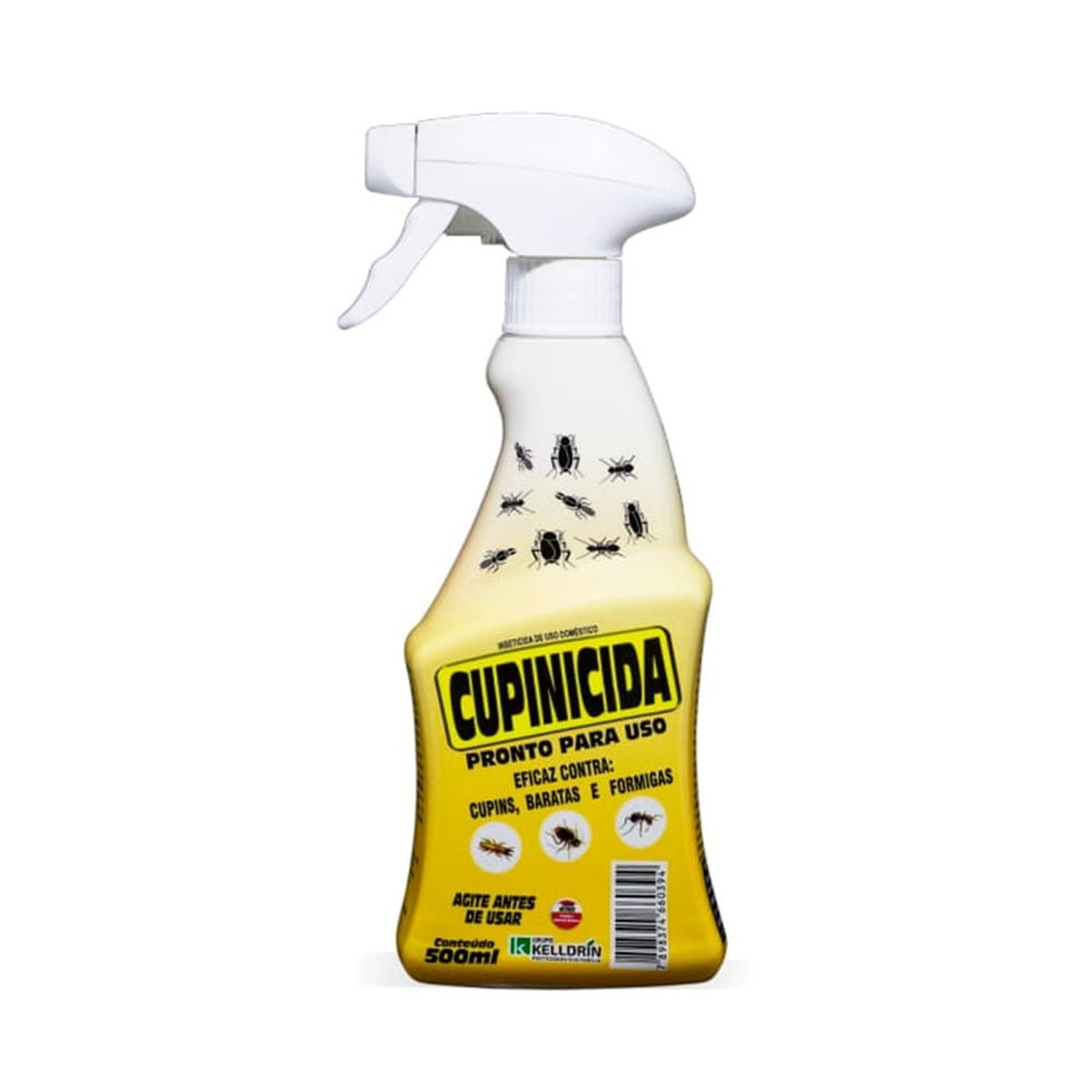 Kelldrin Spray ¿ Cupinicida Pronto Para Uso 500Ml - Caixa Com 12 Unidades De 500Ml