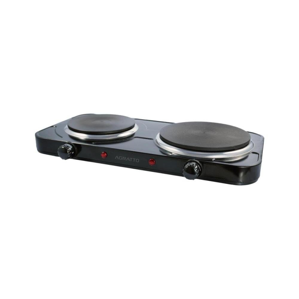 Fogão Elétrico De Mesa Agratto Fmp-01 2 Pratos Preto 127V Un.Venda: Pc/1