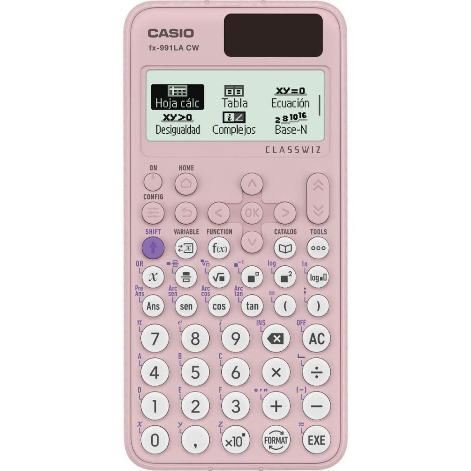 Calculadora Científica Casio Fx-991 Lacw-Pk (Rosa)