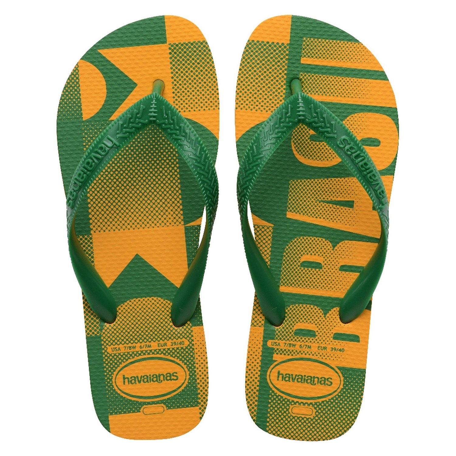 Havaianas Brasil Top Vai Brasil Amarelo Pop 33/4 | Martins Atacado