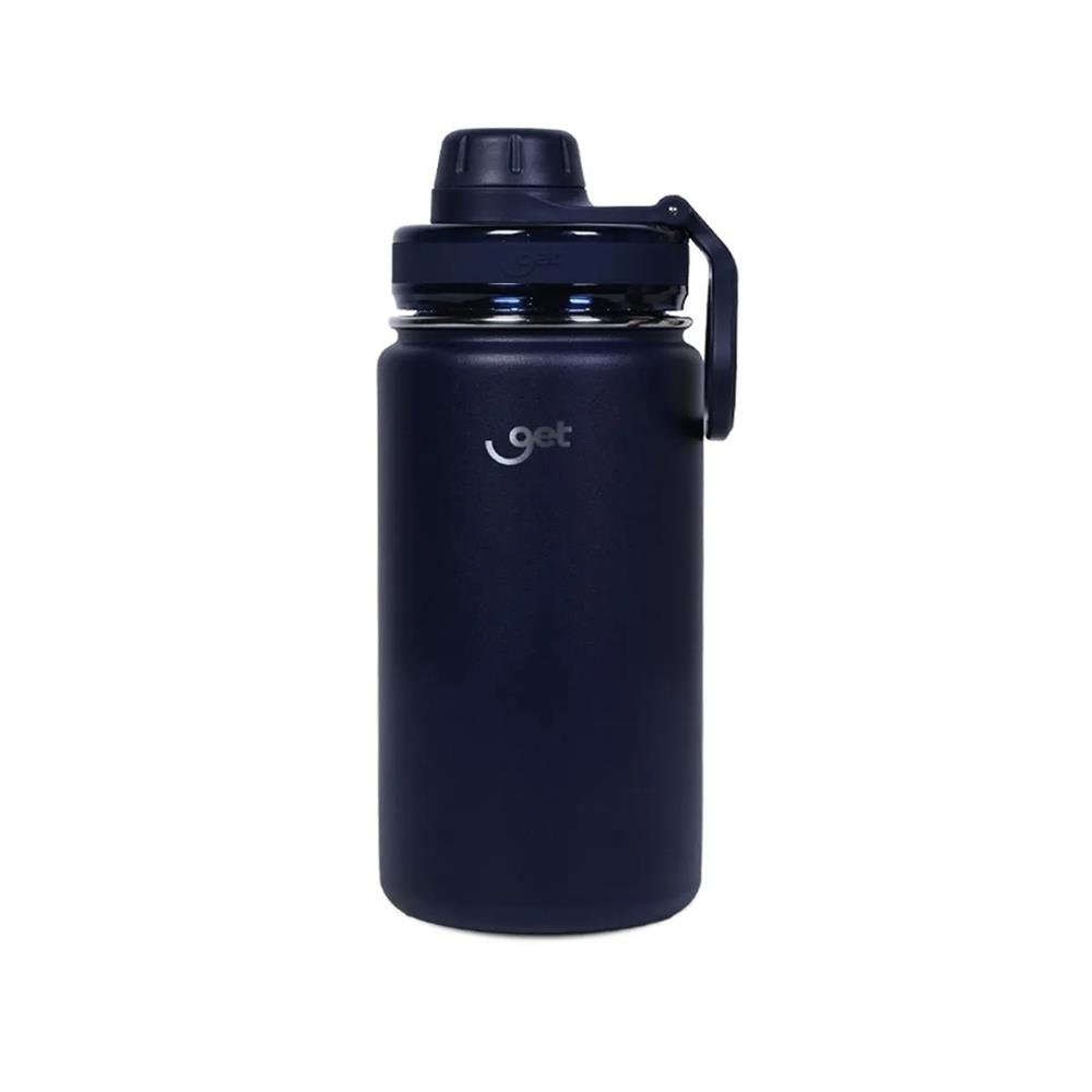 Garrafa Térmica Inox Get Trity 350Ml Azul Petróleo