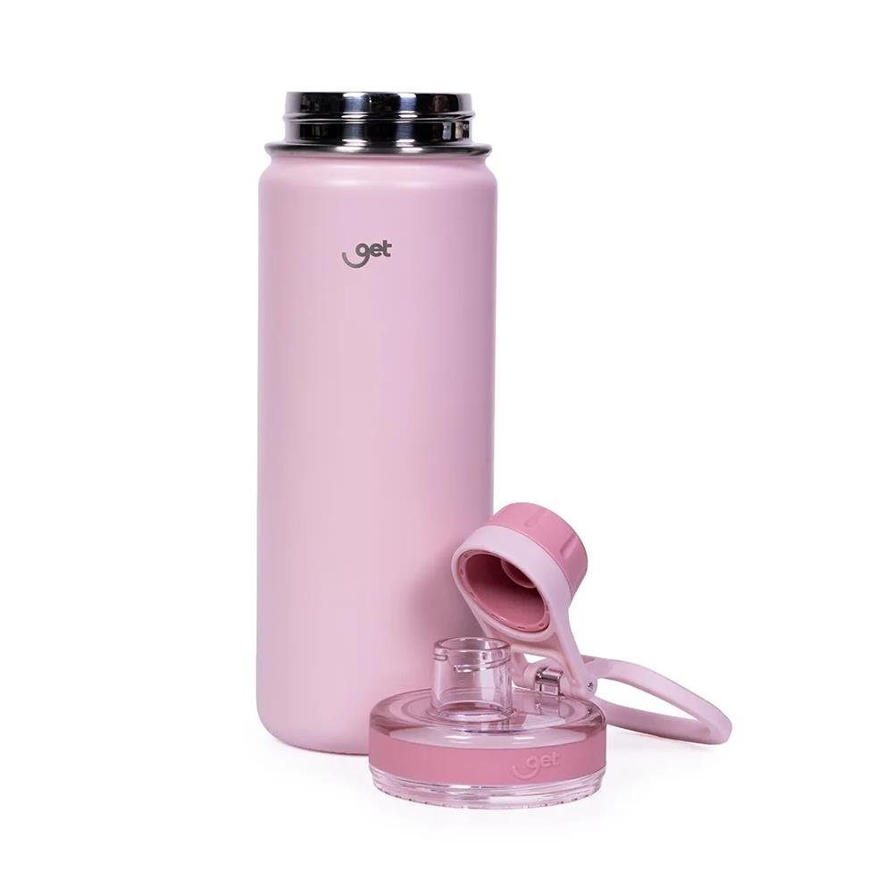 Garrafa Térmica Inox Get Trity 750Ml Rose