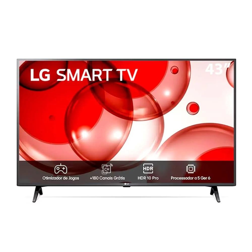 Smart Tv 43" Lg Full Hd 43Lr6700psa Ai, 60Hz, Wi-Fi, 2 Hdmi, Alexa