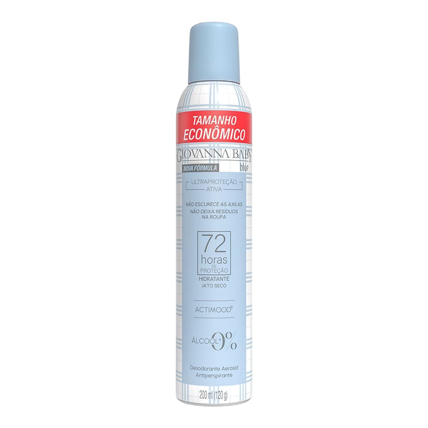 Desodorante Giovanna Baby Aero 200Ml Blue 72H Embalagem Econômica