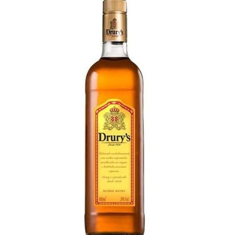 Whisky Drurys Garrafa Vidro 900Ml