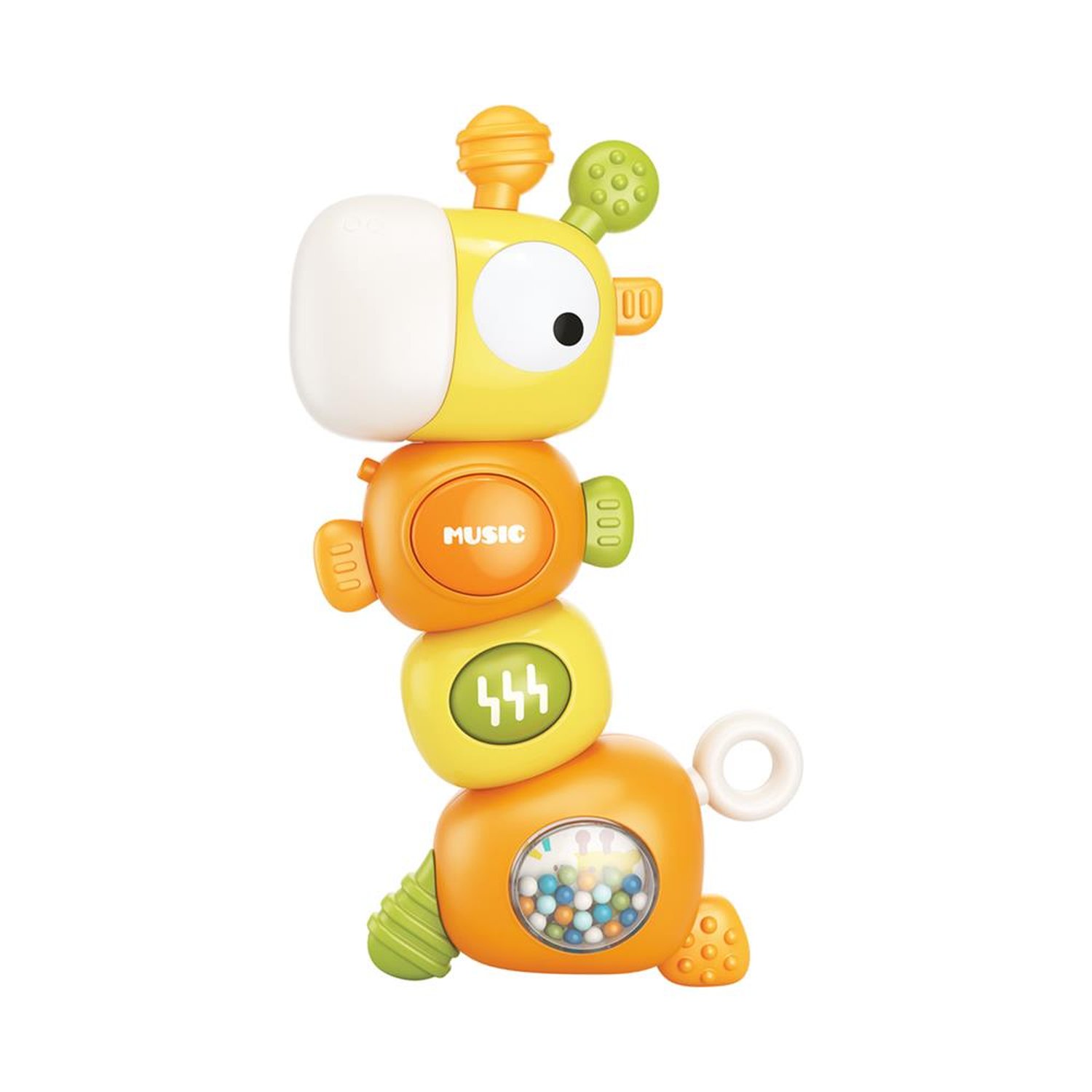 Kit Brinquedo Interativo Musical Girafa Unissex Pimpolho Caixa Com 1 Unidade.