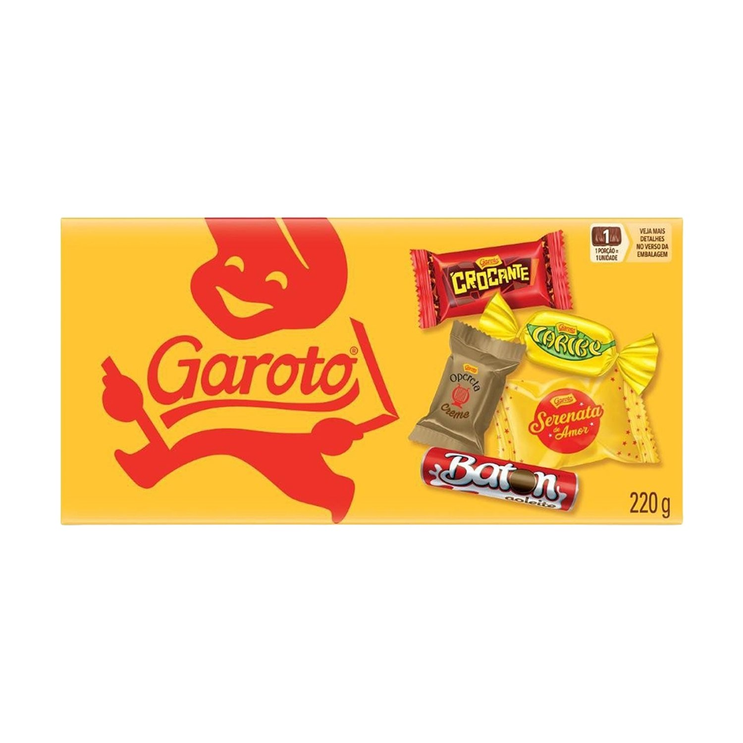 Caixa de Chocolate Garoto Sortido 220g